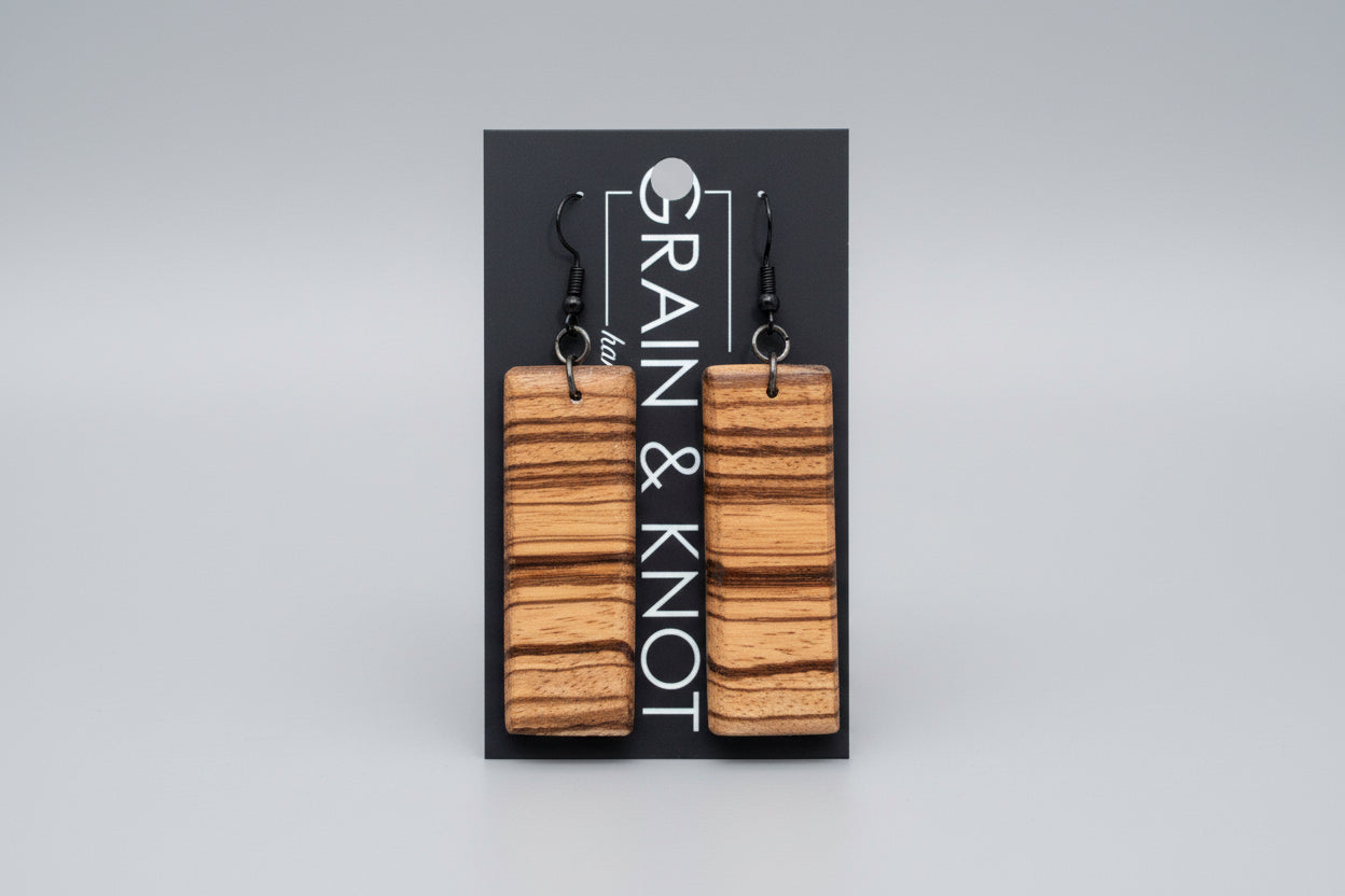 Zebrawood Dangle
