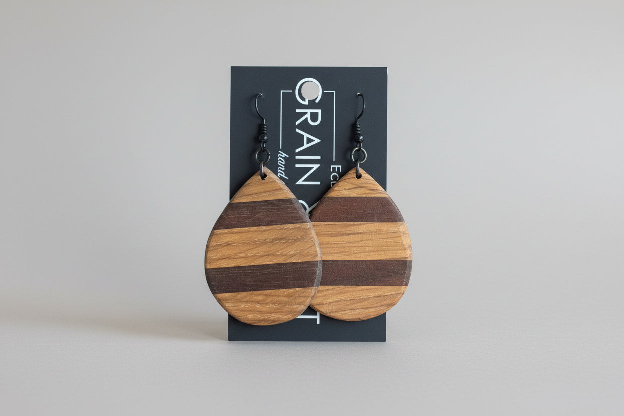 Oak Walnut Teardrop
