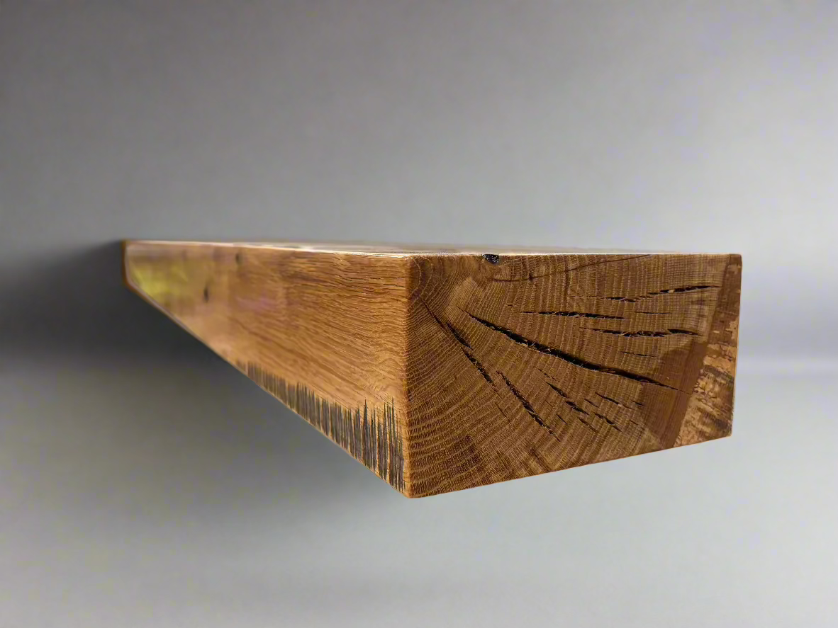 71" White Oak Mantel #wom101