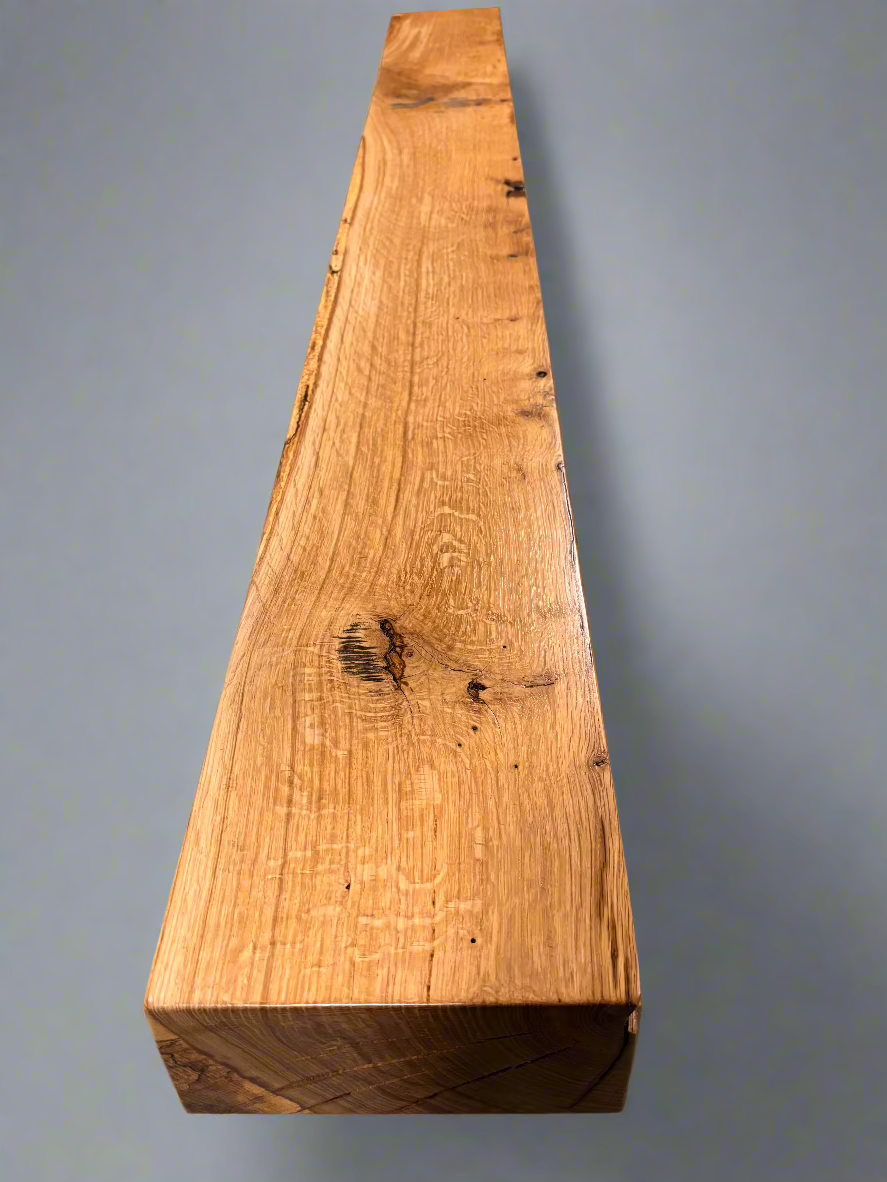 73.5" White Oak Mantel#wom102