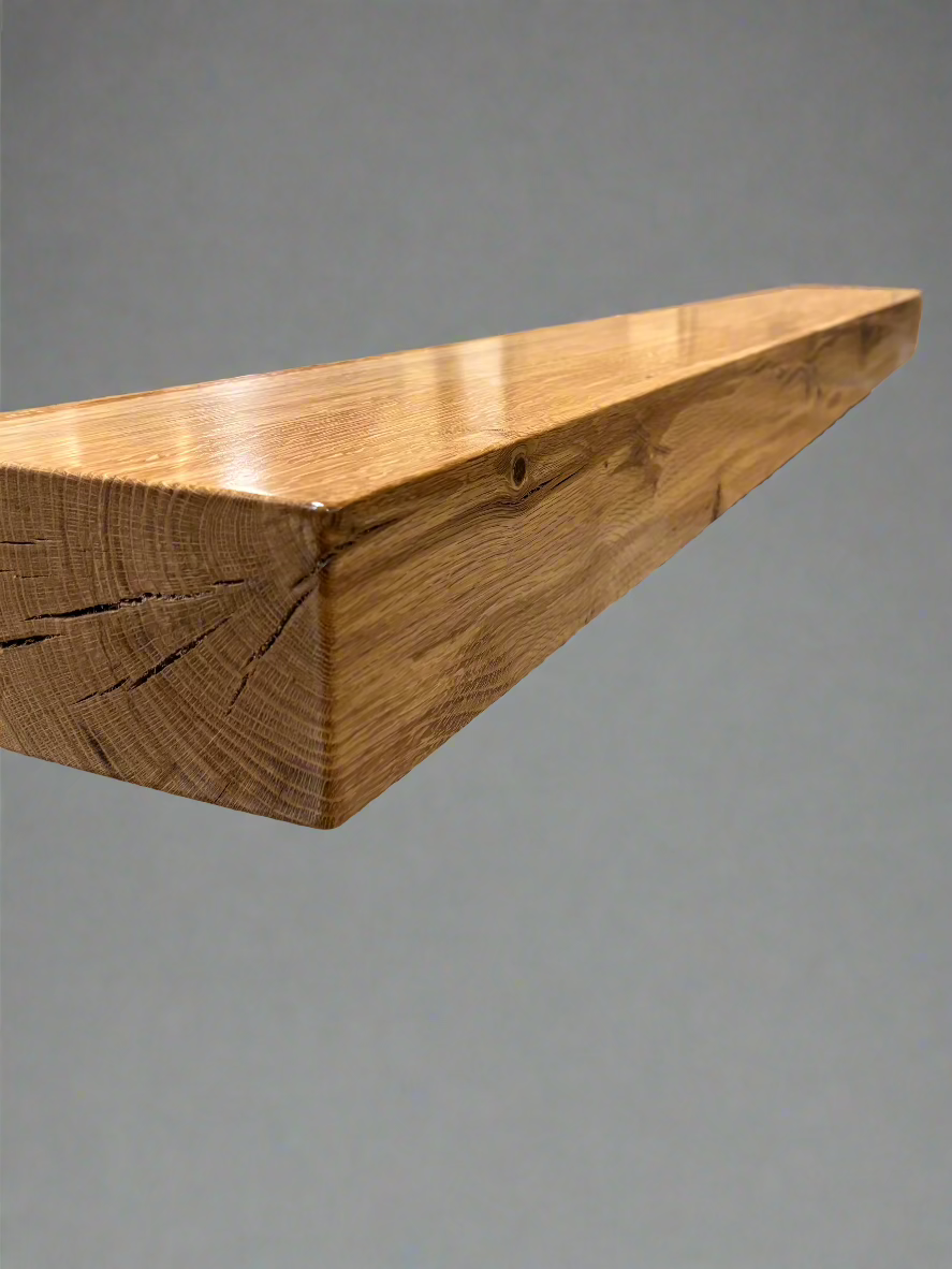 72.5" White Oak Mantel#wom103