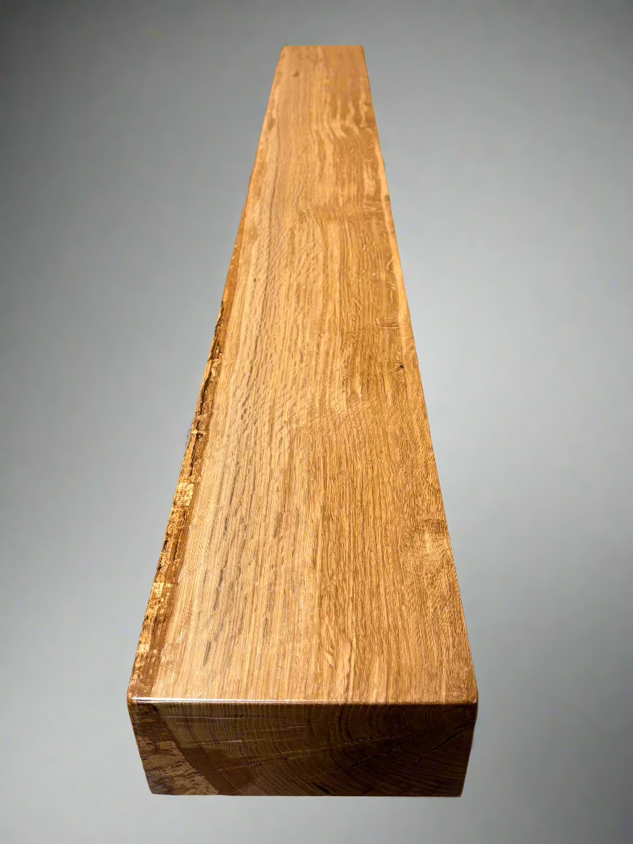 72.5" White Oak Mantel#wom103