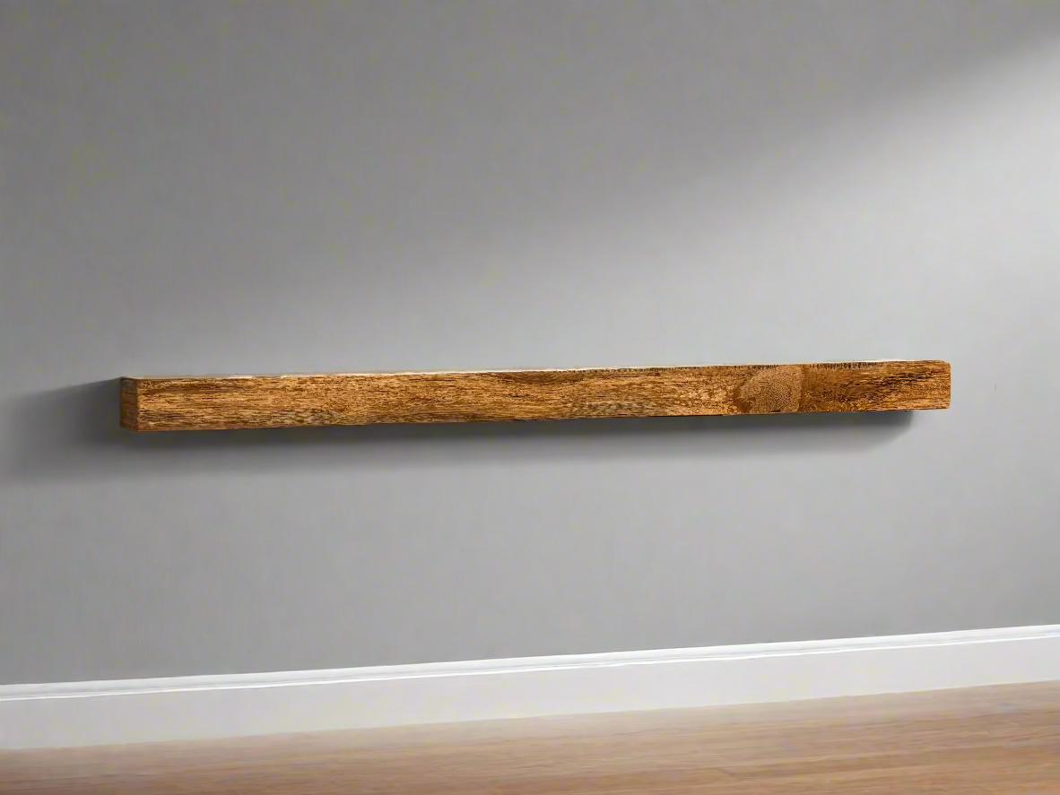 72.5" White Oak Mantel#wom103