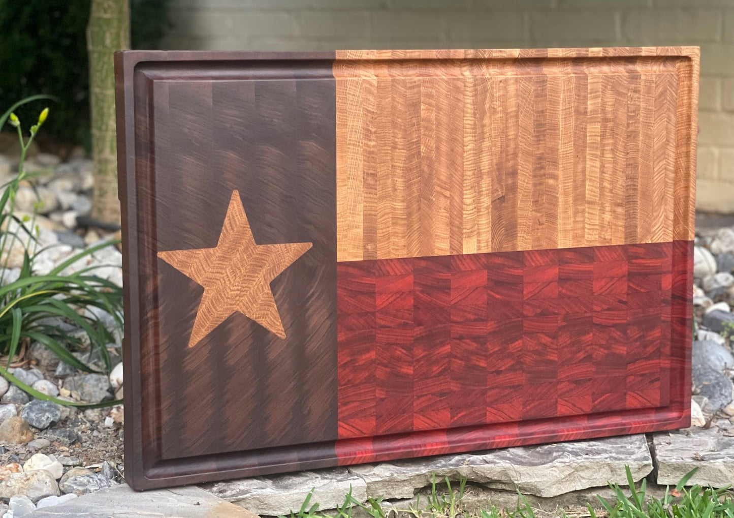 Texas Flag Butcher Block