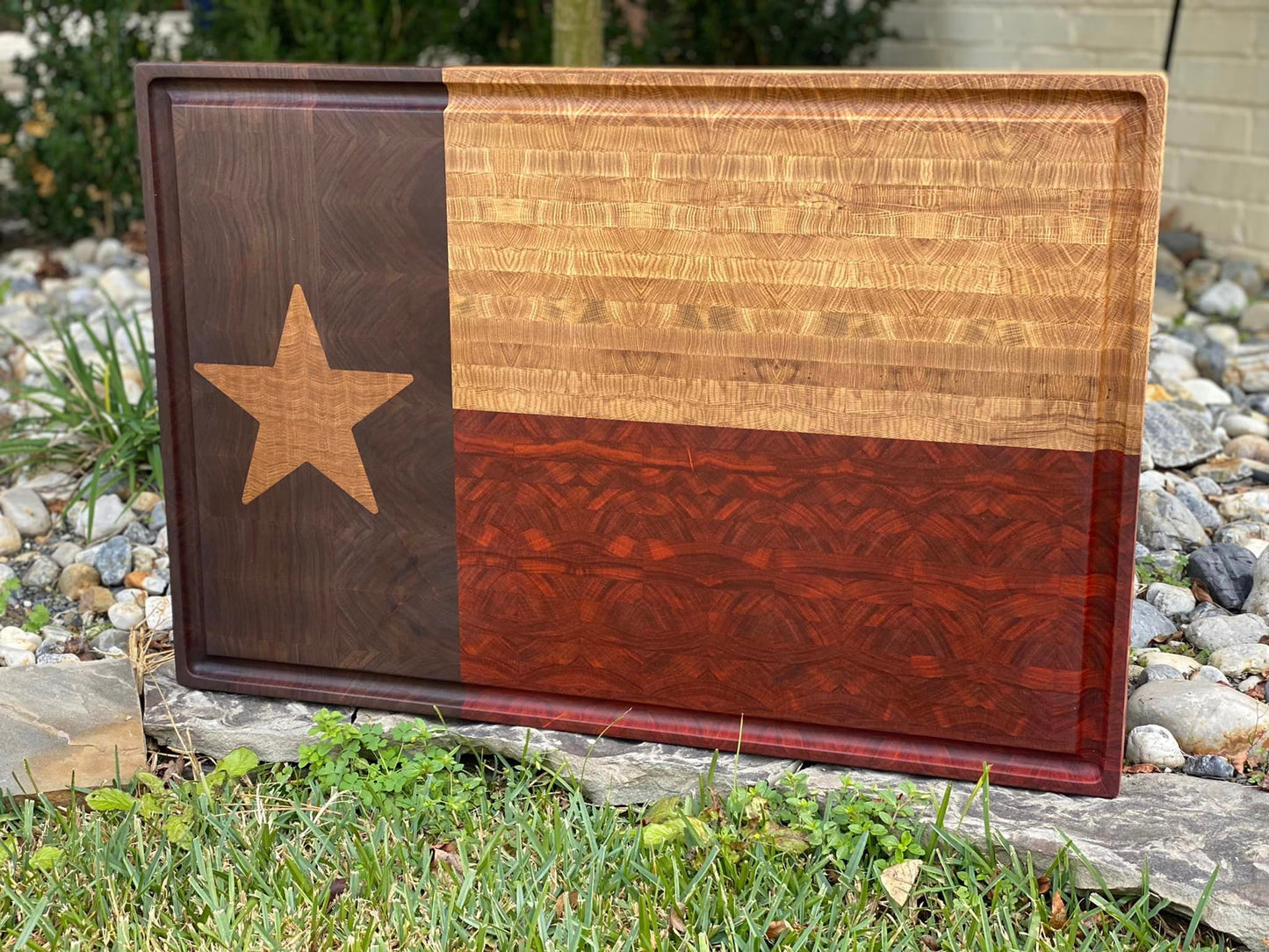 Texas Flag Butcher Block