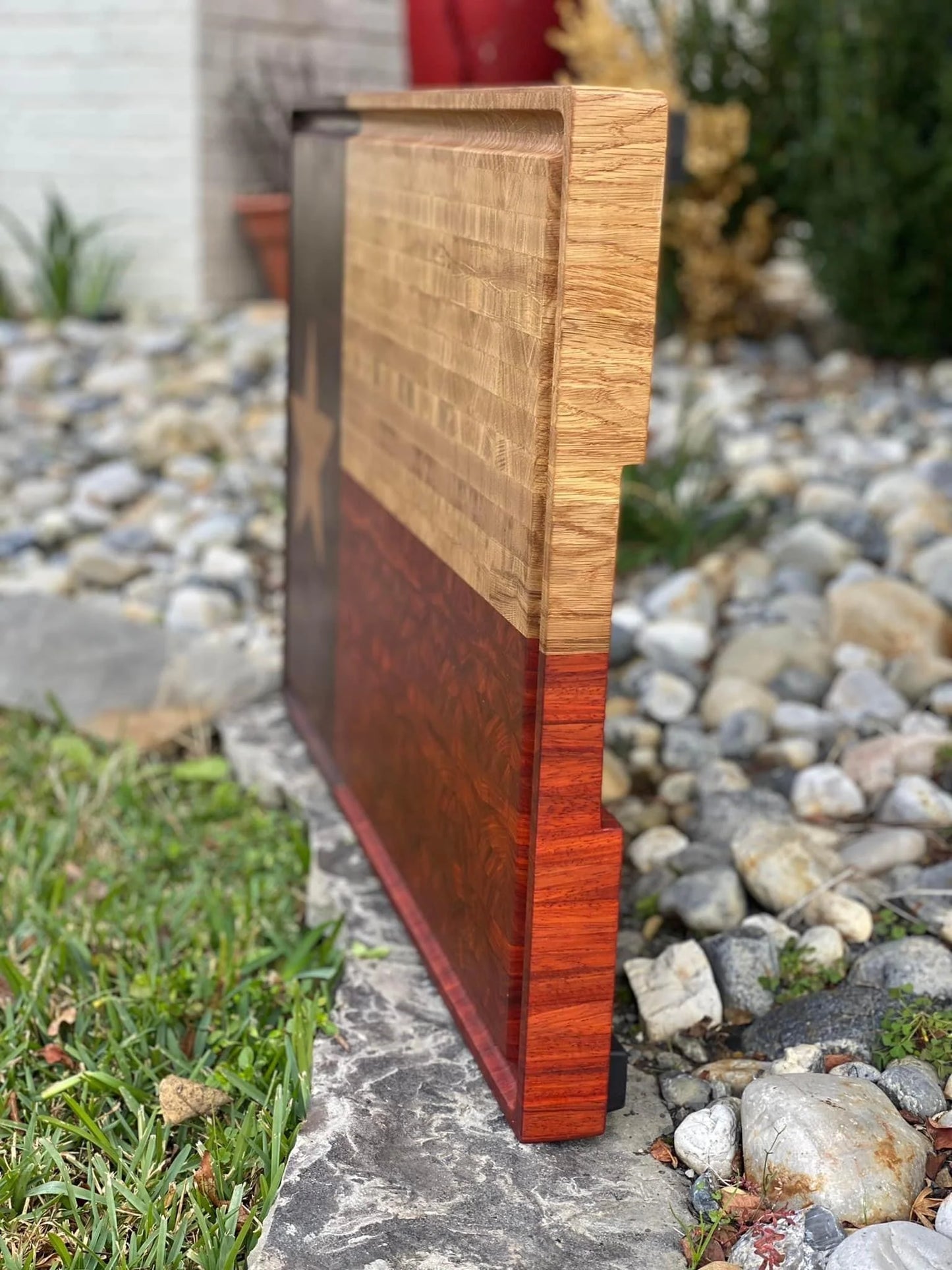 Texas Flag Butcher Block
