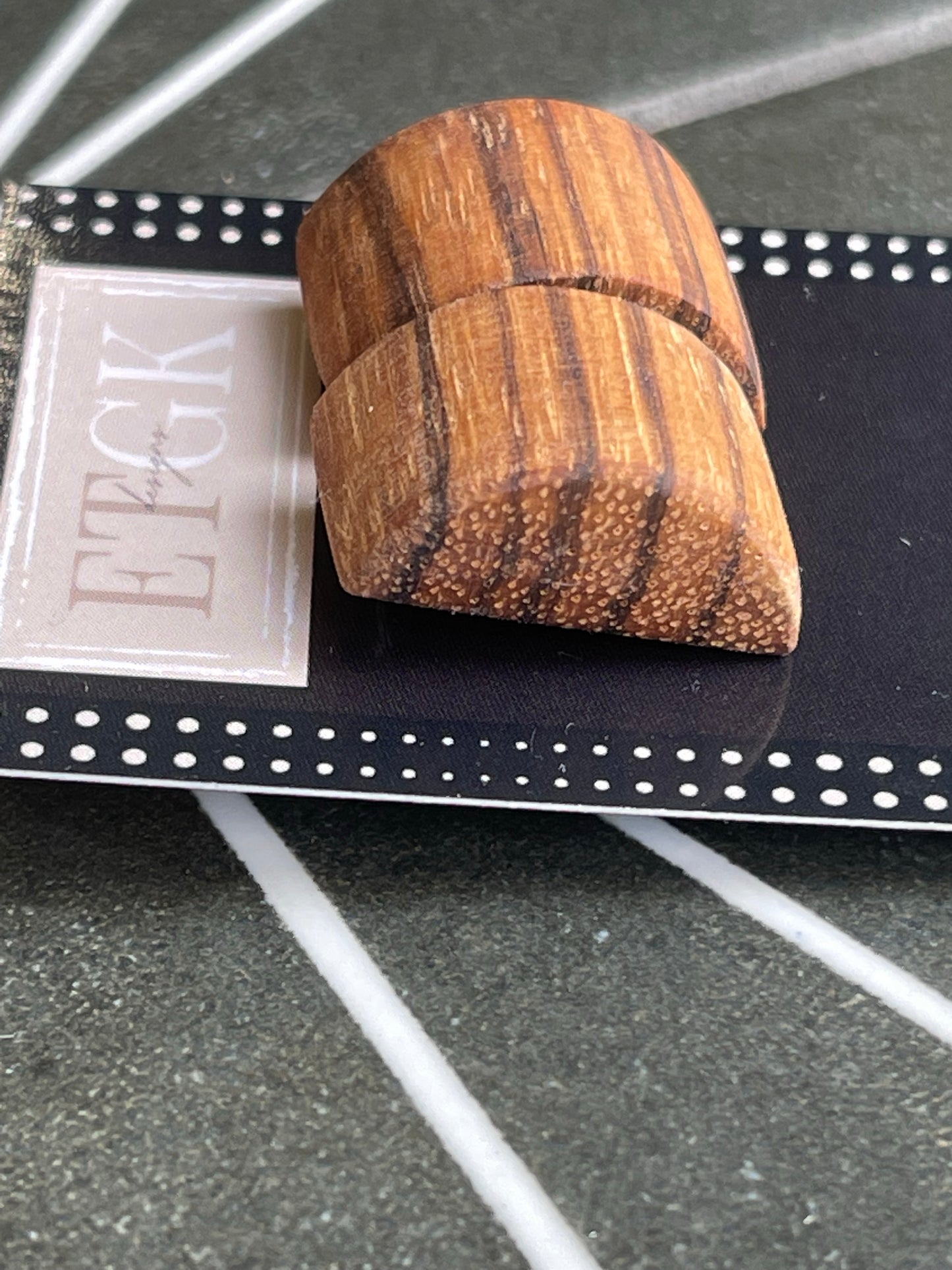 Zebrawood Studs