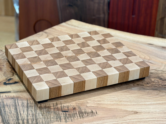 Checkered Butcher Block