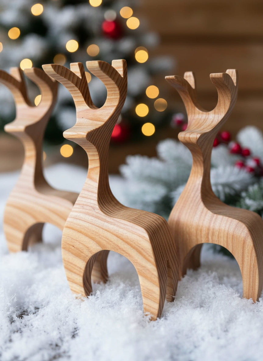 Wooden Reindeer