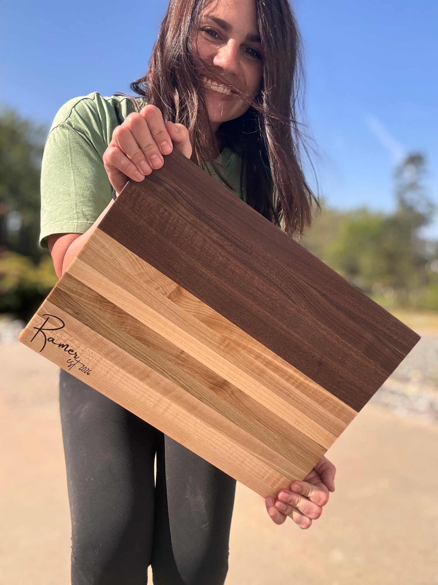 Maple & Walnut Cutting Board
