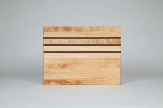 Maple with Walnut Stripes