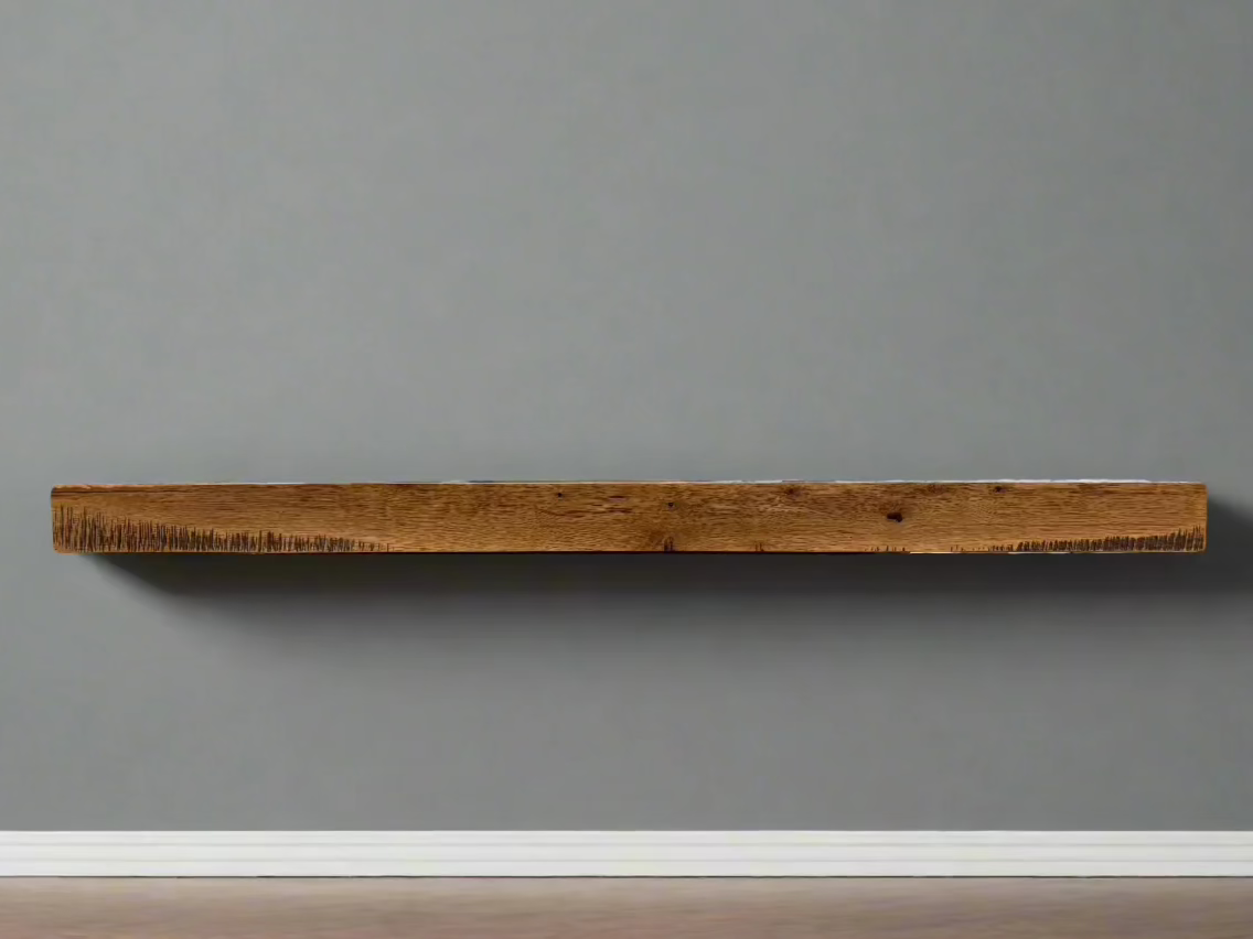 71" White Oak Mantel #wom101
