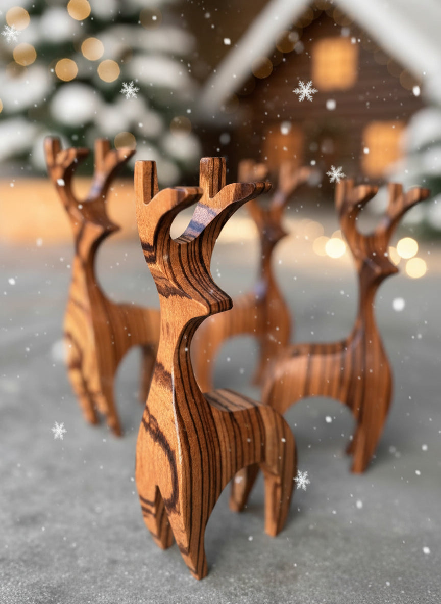 Wooden Reindeer
